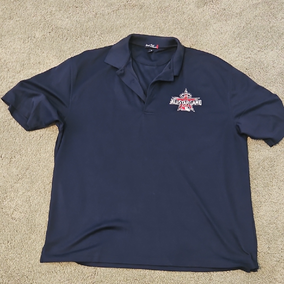 Angels AllStar Game Baseball Navy Polo Shirt